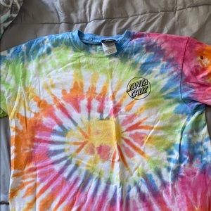 Santa Cruz tie dye t-shirt
